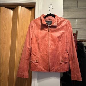 Pasha & Jo VINTAGE Red Leather Jacket